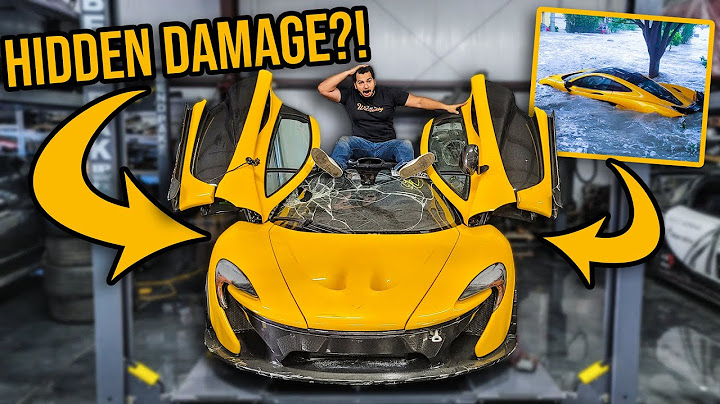 Rebuilding A Flooded $2,000,000 McLaren P1 | Part 1
