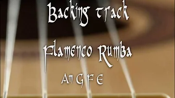 Backing track flamenco rumba Am G F E