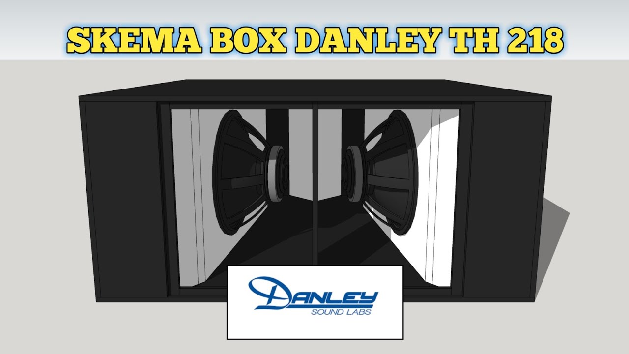 PLANskema box danley TH 218 dual horn subwoofer bass jauh YouTube