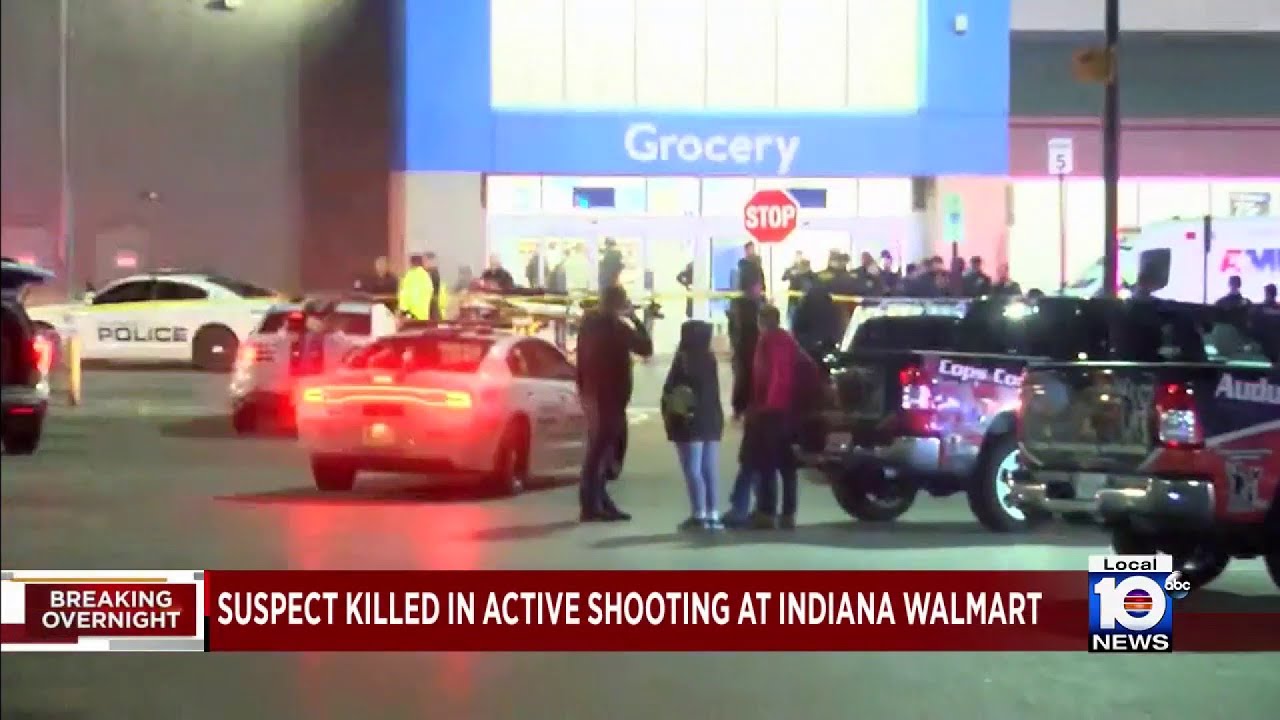 Suspect killed in Walmart shooting - YouTube