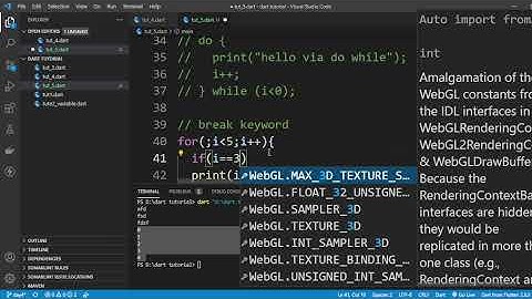 Ep5 || Loop Control Statement || Dart || For - While -Do While || break continue lables|| hindi
