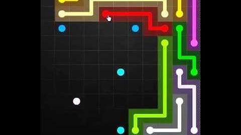 11 × 11 MANIA LEVEL 47 - FLOW GAME ON FACEBOOK Connect the dots