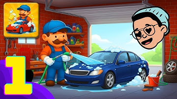 Real Car Detailing - Gameplay Walkthrough Part 1 - Wax Wash And Polish Cars (iOS, Android)