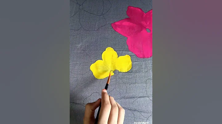 Viral Hand painted organza dupatta ❤️🌼 #trending #viral #shorts #organzadupatta #ytshorts