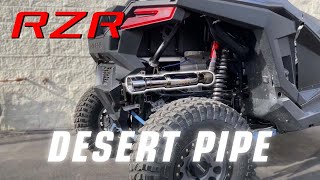 Turbo Rzr 3 Rpm Desert Series Full Exhaust Baddest Pipe Hands Down