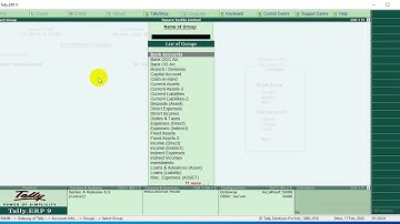 How to Create Groups and Ledger in Tally ERP 9  A to Z tutorial - Tech Online