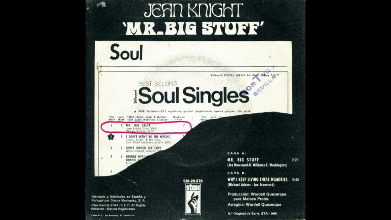 Jean Knight - Mr. Big Stuff (Instrumental)