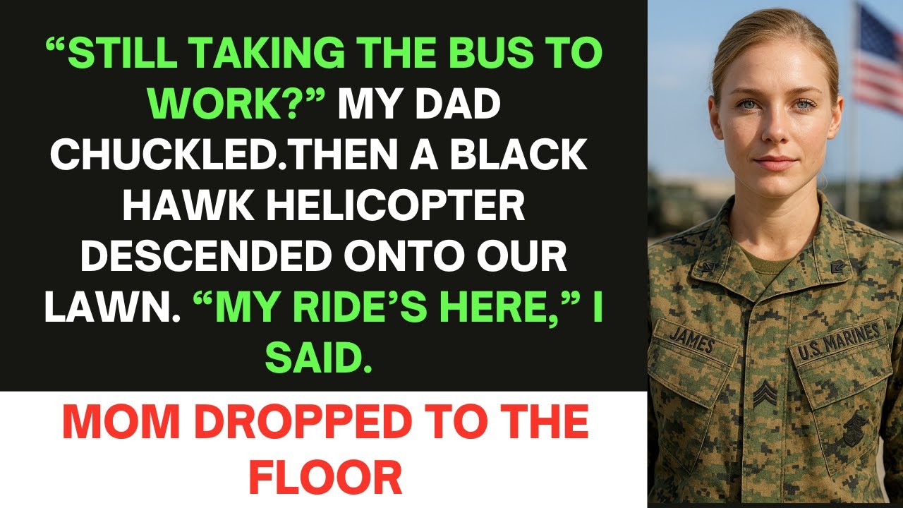 Мой отец поддразнил меня, когда я поехал на автобусе, а потом прямо у входа приземлился чёрный яс...