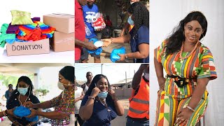 Full Highlights Of Philipa Baafi’s Donation To Support The Needy