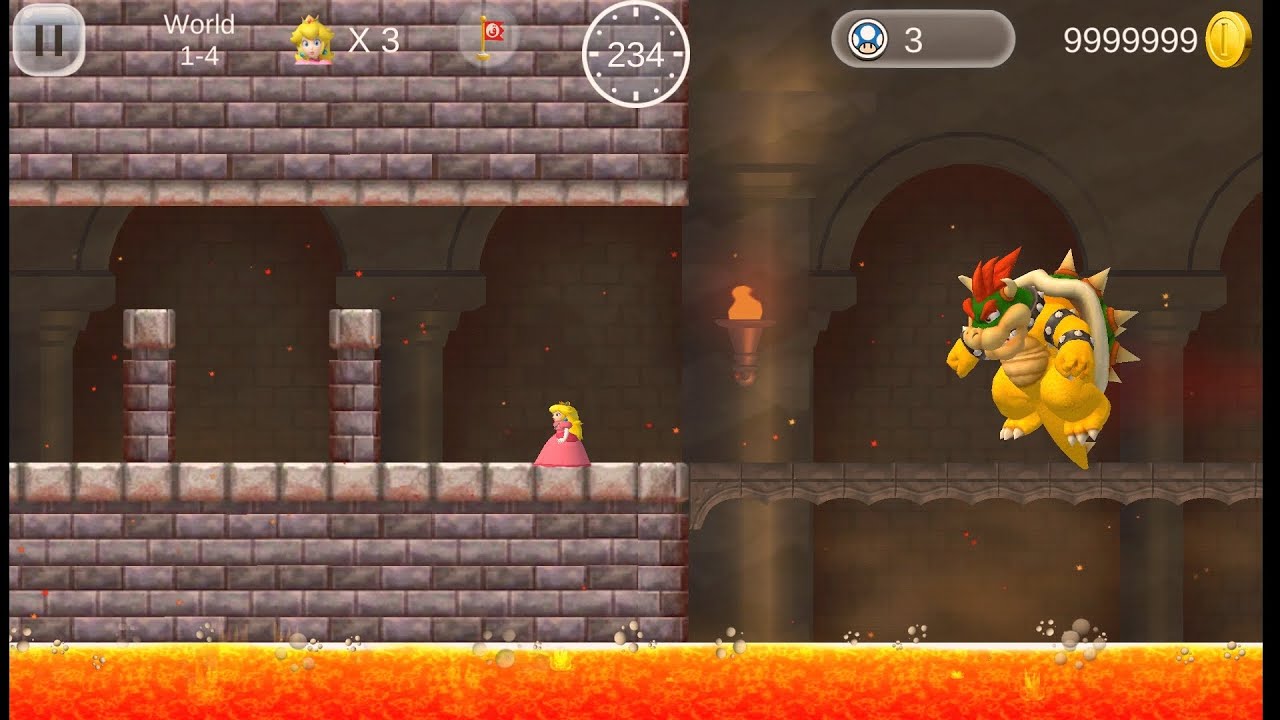 Super mario 2 hd android gameplay (unlimited money(