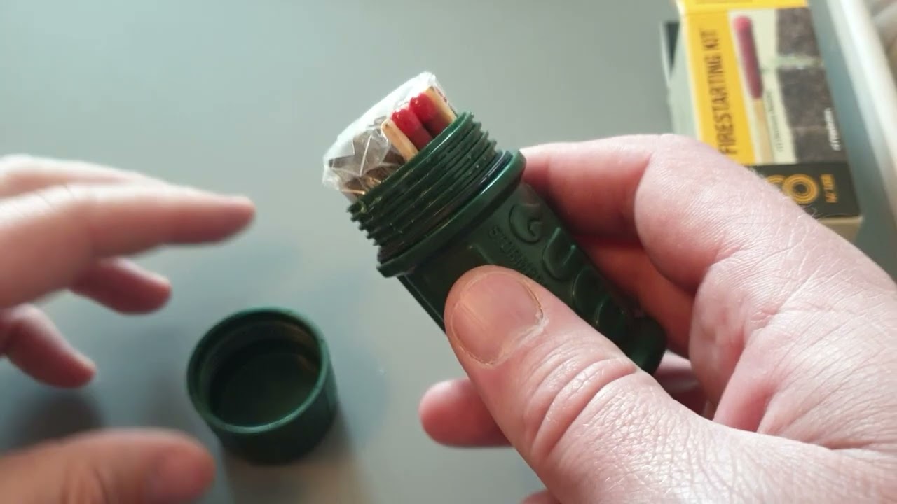 Survival kit Waterproof fire starting kit