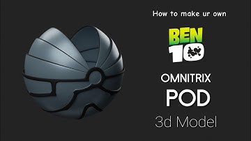 Ben 10 Omnitrix POD | 3D modelling Blender timelapse