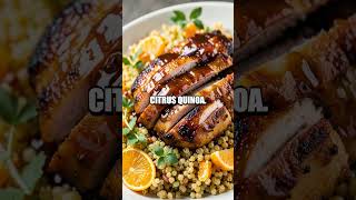 Daybreak Dine Maple Glow Chicken with Citrus Quinoa and Kale Crisp