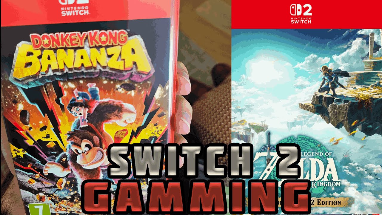 Nintendo Switch 2 Gaming - Donkey Kong Bananza and ZTOK(impresion)