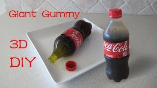 DIY: 3D Coca Cola Giant Gummy Bottle(Full Bottle) How to Recipe by Creative World