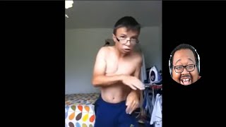 Kid shows off shadow boxing skills REACTION