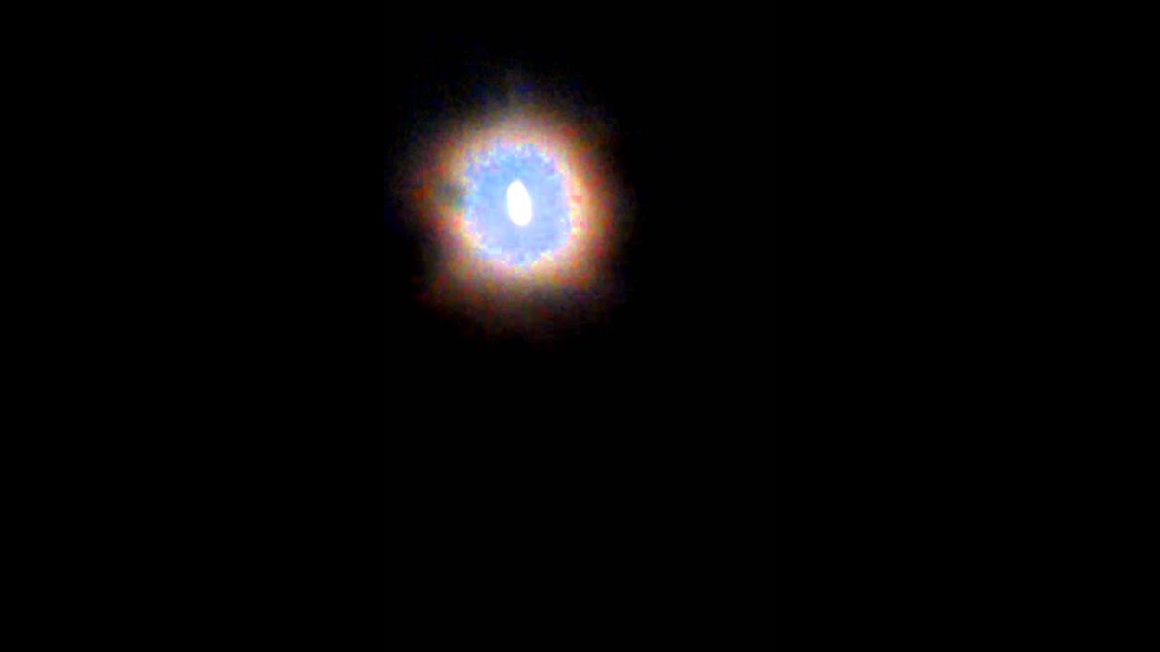 Orange ring around moon YouTube