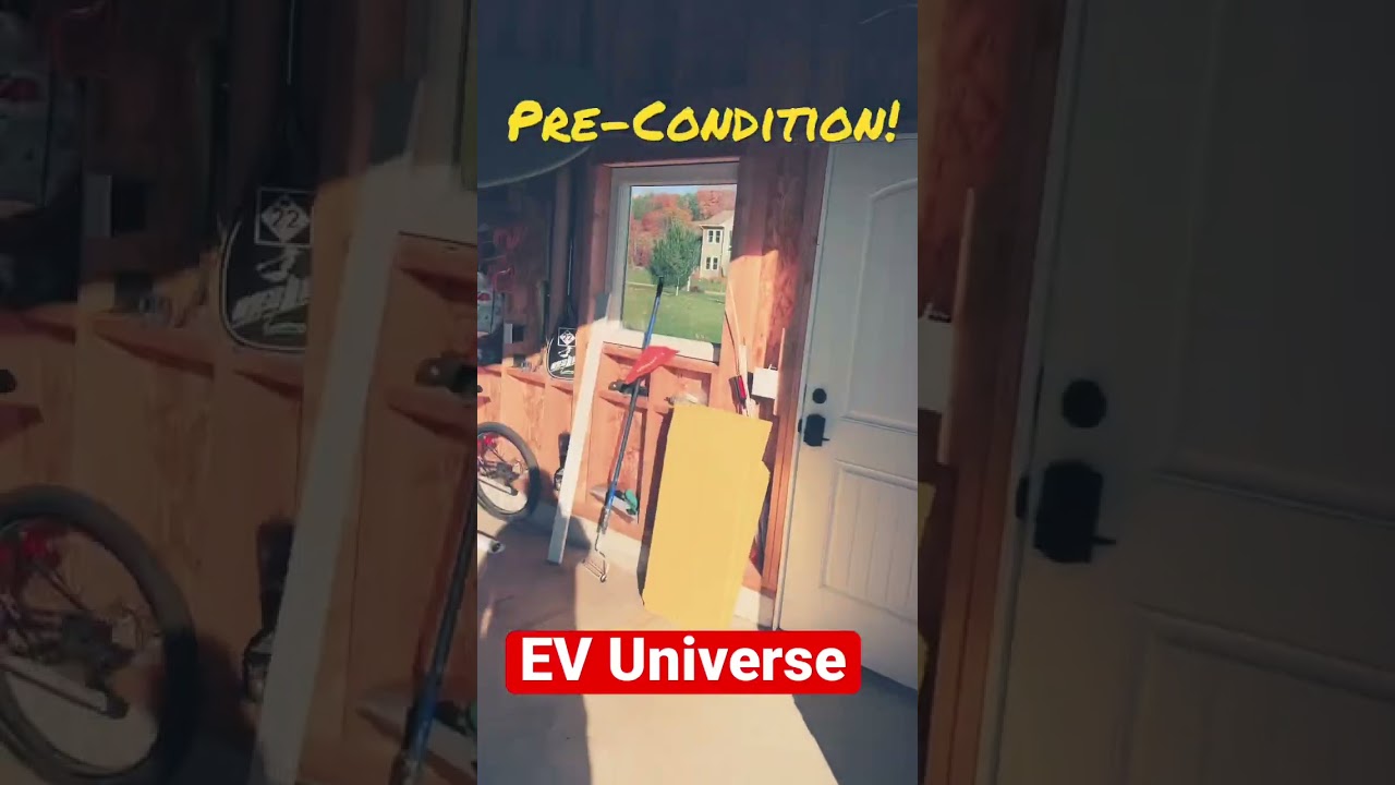 Cold Weather EV Travel Tips; Pre-Condition!!!