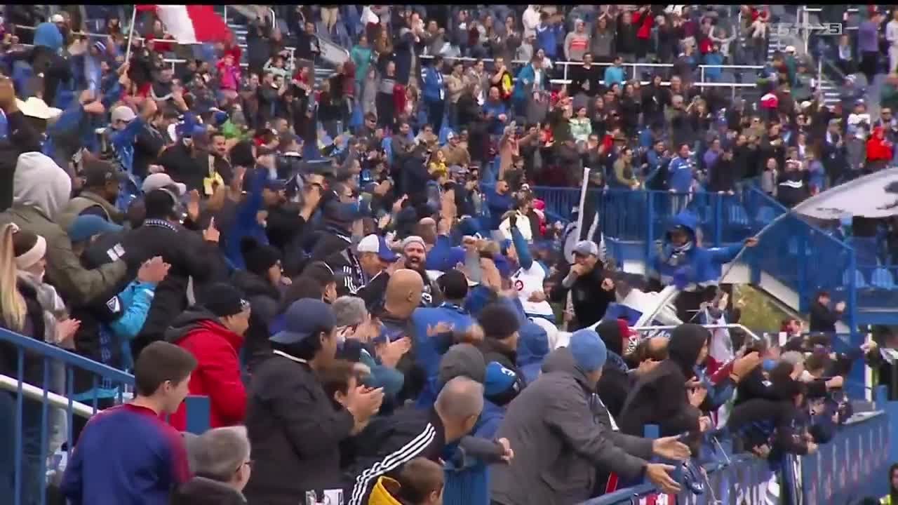 El español Bojan abrió el marcador para Montreal Impact football score