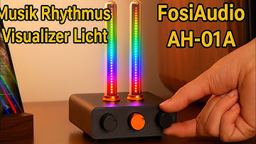 FosiAudio AH‑01A review – Stylish music visualizer with RGB tubes and microphone technology