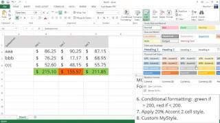 Excel 2013 Tutorial   MOS Certification Practice 2 2b