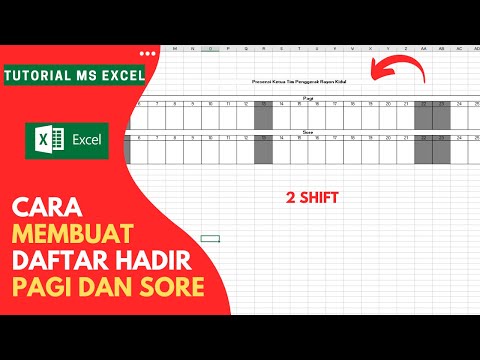 18 Rumus dan Fungsi Excel untuk Membuat Sistem Presensi Otomatis : cara-membuat-daftar-hadir-shift-pagi-dan-sore-di-microsoft-excel