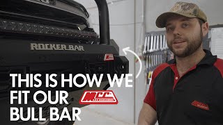 Installation guide: How to install MCC Rocker Bull  Bar on Isuzu MU-X