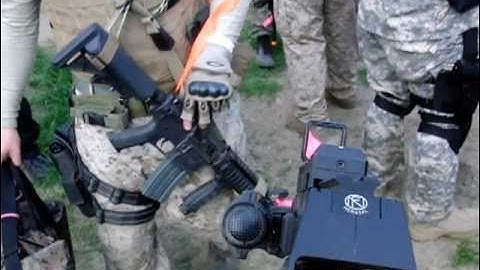 FN P90 Gun Cam at Code Red Airsoft Park grand opening