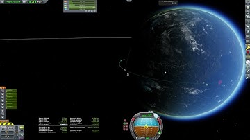 Kerbal Space Program Space Plane Re-entry and Landing