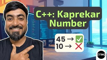 C++ program to check if a number is a Kaprekar Number