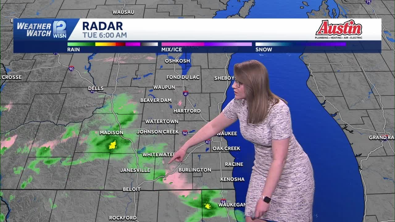 3/3 Spotty Morning Showers across SE Wisconsin - YouTube