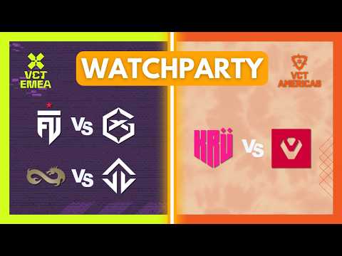 KRU vs SEN | FUT vs GX & EF vs JL | VCT Stage 2 Americas Groups & EMEA Playins | !patreon