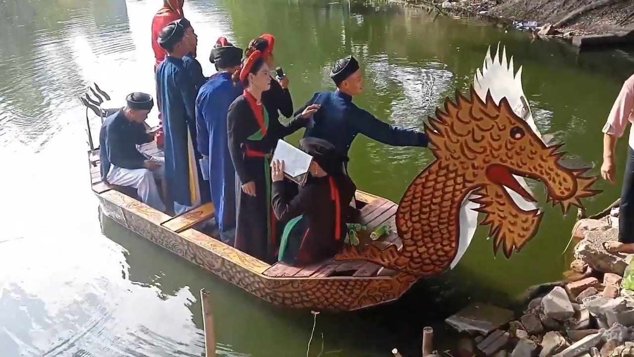 Quan họ trên thuyền Lệ làng thôn Lai Cách 2023