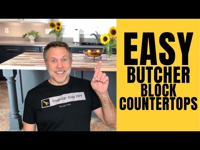 How To Refinish A Butcher Block Island or Countertop — Tyler Brown  Woodworking