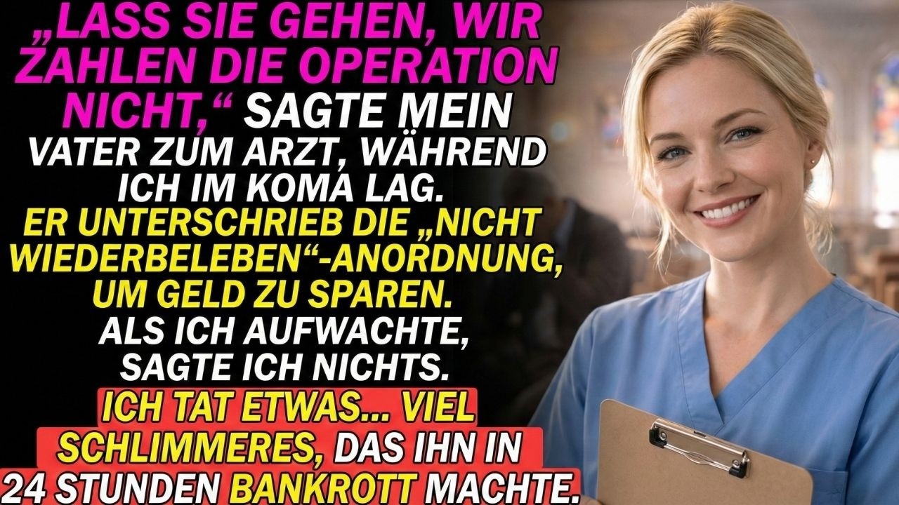 Mein Vater unterschrieb „Nicht wiederbeleben“, um Geld zu sparen – 72 Stunden später verlor er alles