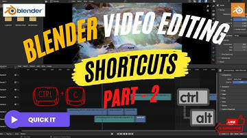 Blender Video Editing Shortcuts | Part 2