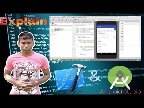 Xcode & android studio explain in Hindi for the new learners to do the software development into IDE