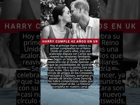 Harry cumple 42 años en Gran Bretaña  #meghanmarkle #royalfamily #principeharry