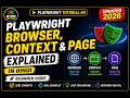 Playwright Browser, Context & Page Explained | Beginner Guide