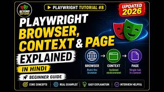 Playwright Browser, Context &amp; Page Explained | Beginner Guide