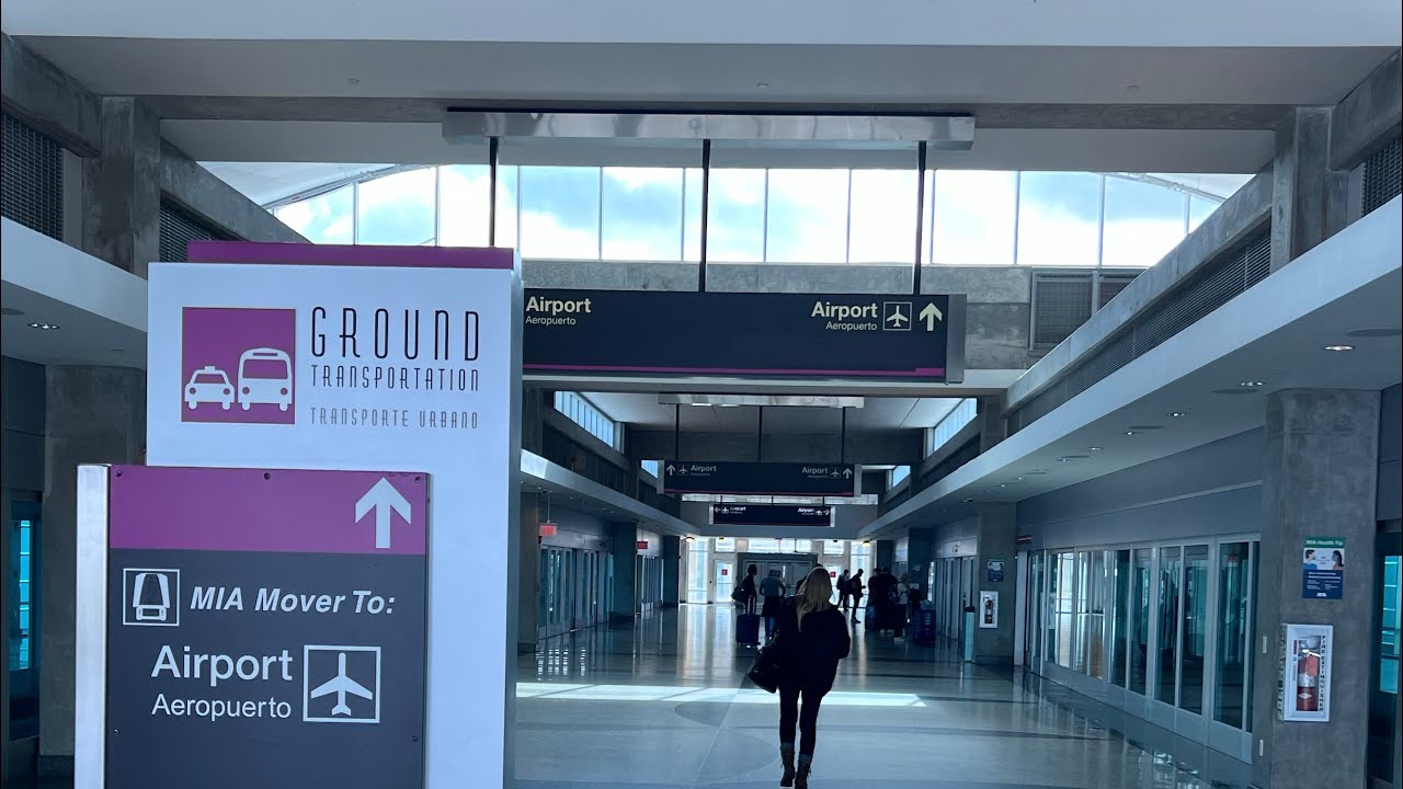 Miami Airport (MIA) Directions to Public Transit and taking the 150 Bus to Miami Beach