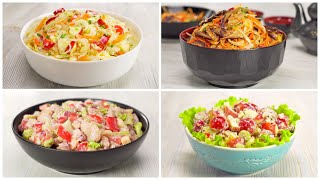 Оригинальные, быстрые и очень вкусные салаты для тех, кто хочет удивить. 4 рецепта от Всегда Вкусно!