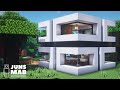 Minecraft : Modern House Tutorial｜How to build a 11x11 house in minecraft #179
