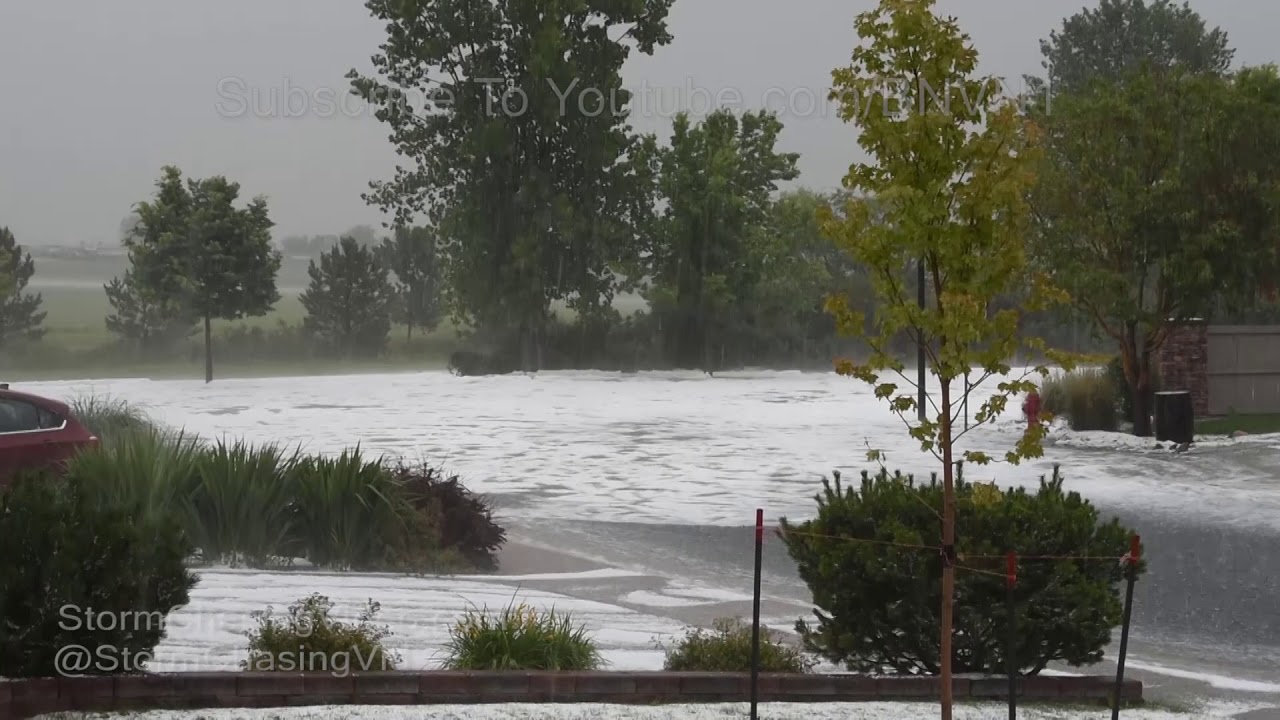 Johnstown, CO Extreme hail and flash flooding - 6/24/2018