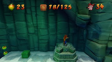 Crash Bandicoot 2 N. Sane Trilogy 100% Walkthrough Part 10 - Snow Biz (No commentary)