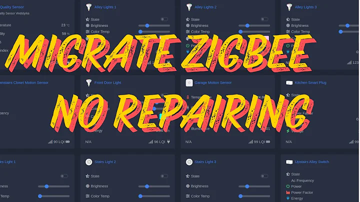 Migrate Zigbee Coordinator (Without repairing)