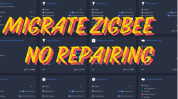 Migrate Zigbee Coordinator (Without repairing)