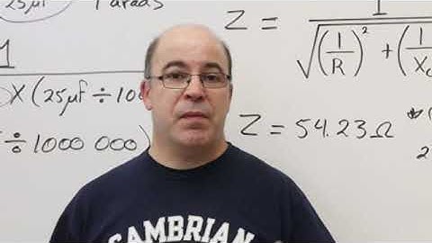 Calculating a R-C Parallel Circuit