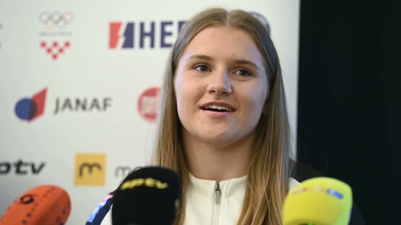 Konferencija za medije hrvačice Veronike Vilk