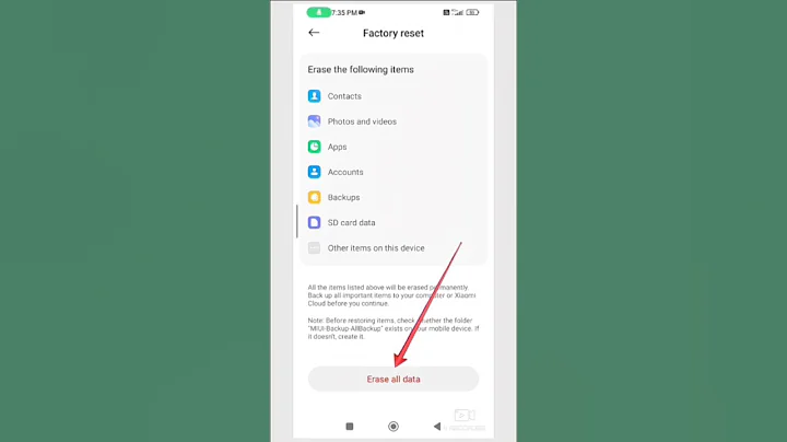 how to factory data reset Redmi phone #factorydatareset #redmi #reset #trending
